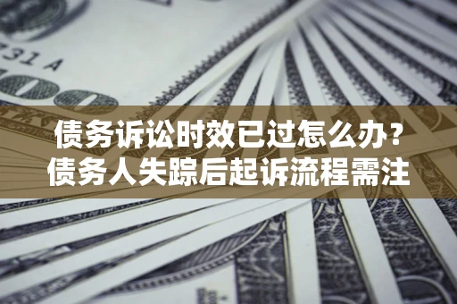 北京债务诉讼时效已过怎么办？债务人失踪后起诉流程需注意什么？